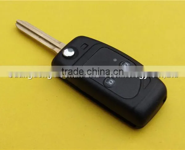 2 Buttons Modified Flip Folding Car Key Replacement Toyota photo-5