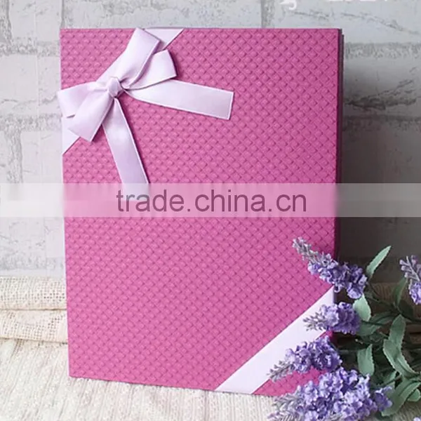 Decorative Corrugated Cardboard Paper Flower Boxes With Ribbon Wholesale photo-2