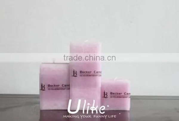 rectangular shape candle decoration candle