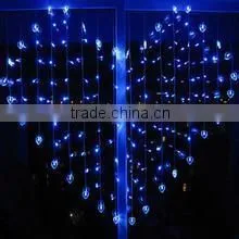 LED Curtain Light Christmas Love Heart Decoration Light for Holiday Festival Decoration/outdoor Christmas Lights photo-3