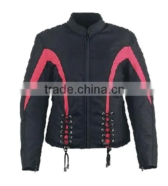 Ladies Textile Motorcycle Jacket/adjustable Women Motorcycle Jackets