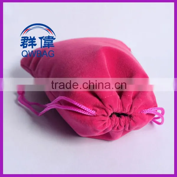 Velvet Drawstring Bag for Jewelry Packaging, Drawstring Velvet Bag photo-3