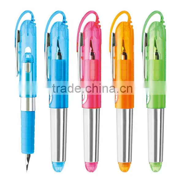 Plastic Fountain Pen With Cartridge G-6701TA
