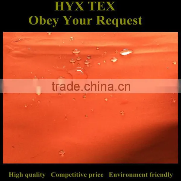 100% Polyester Waterproof Double Weft Coated Microfiber Peach Skin Fabric photo-2