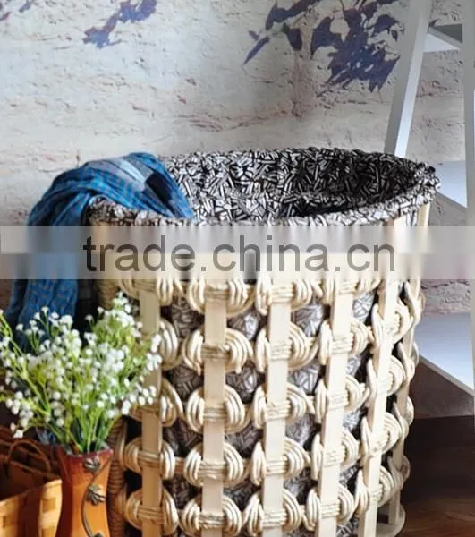 Unique Design Nylon Corn Bran Woven Storage Basket With High Quality and Excellent Price photo-3