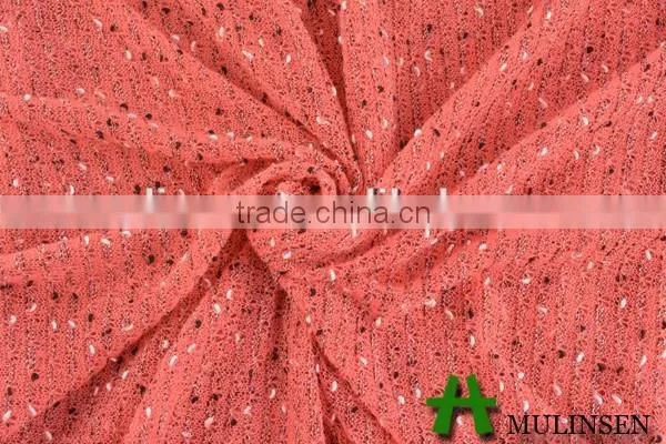 Mulinsen Ring Spun Polyester Solid Dyed Knit Fabric for Sweater photo-2