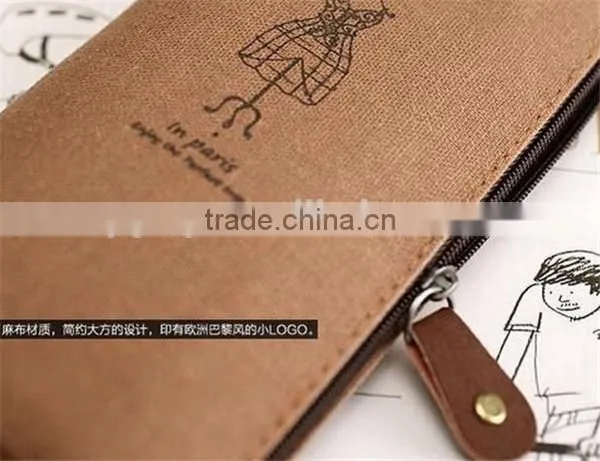 Paris Pencil Case Retro Pencil Pouch Pencil Bag Pen Box photo-4