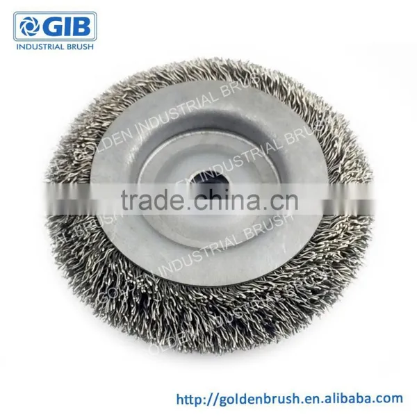 Customized Wheel Brush, Stainless Steel Brush, Outside Diameter 75 mm