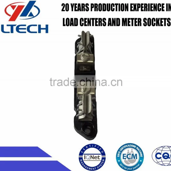 High Qualtity 100A Brass Basbar Steel Terminal Single Phase Meter Socket Inner Part