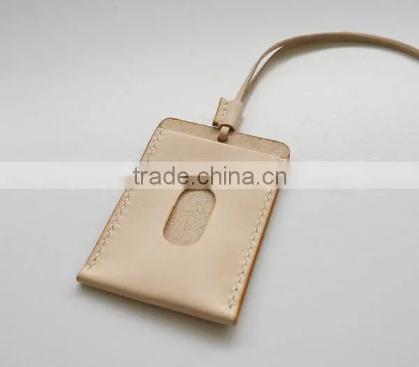 Men Genuine Leather Business Credit Card Case Slim Mini Wallet Holder photo-2