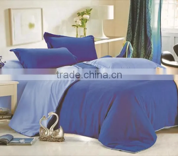 2015 Hot Microfiber Solid Color Match Bedding Set Plain Color photo-3
