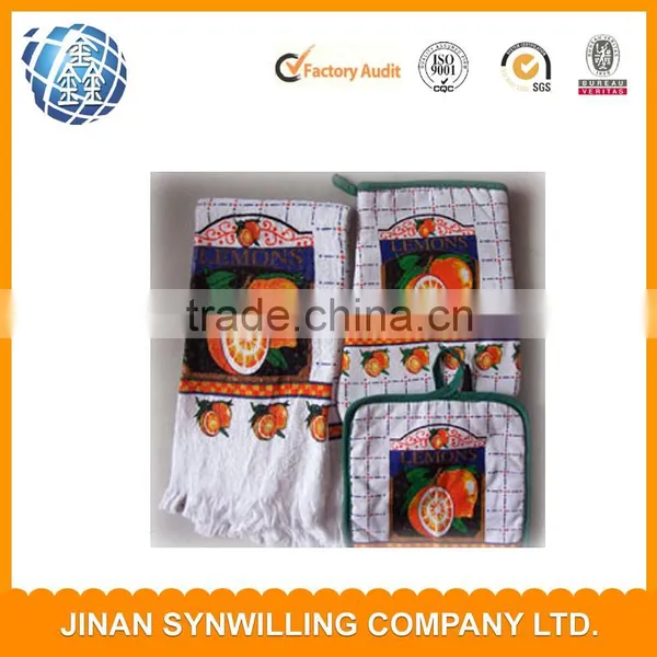 100% Cotton Material Soft Textile/ Tea Towel Printing Towlels for Cooking photo-2