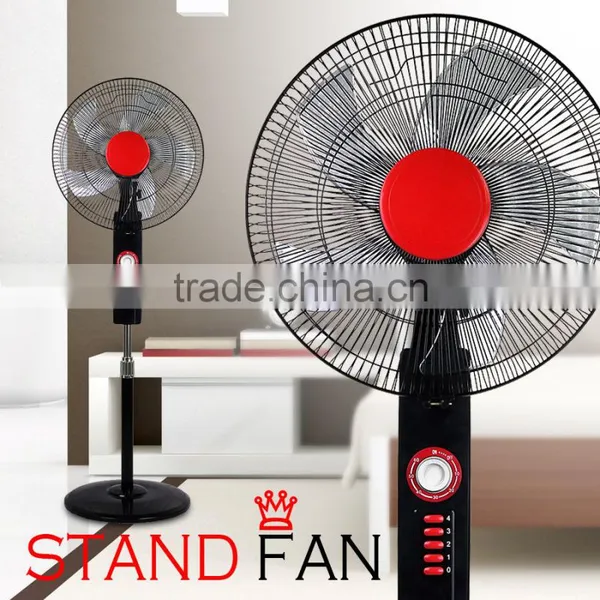 16 Inches Red Decorative Stand Fan With New ABS Material Made in Wuhu photo-2