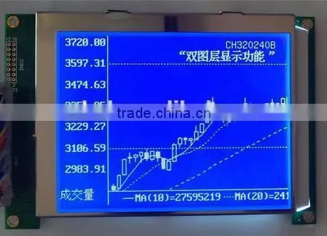RA8835 Blue on White Graphic 320x240 Lcd Display photo-2