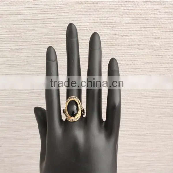 Hot Sale Gold Plated Rings Cheap , Rhinestone Rings Fashion Jewelry