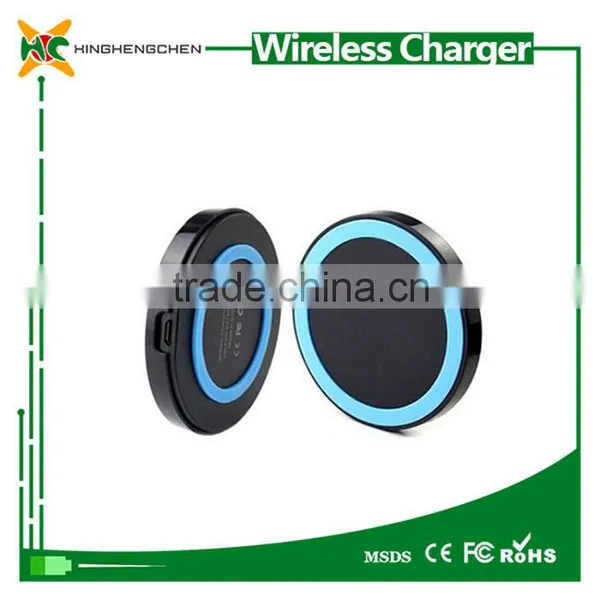 Universal ce Rohs Fcc Portable qi Wireless Power Bank Charger Pad for Mobile Phone photo-4