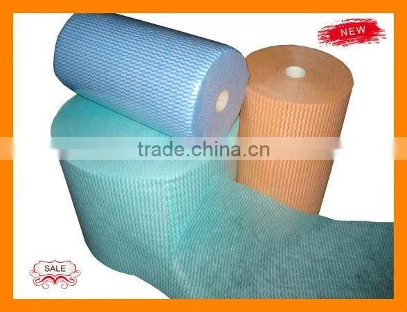 Wholesale Disposable Nonwoven Perforated Cleaning Wipes Roll for Kitchen