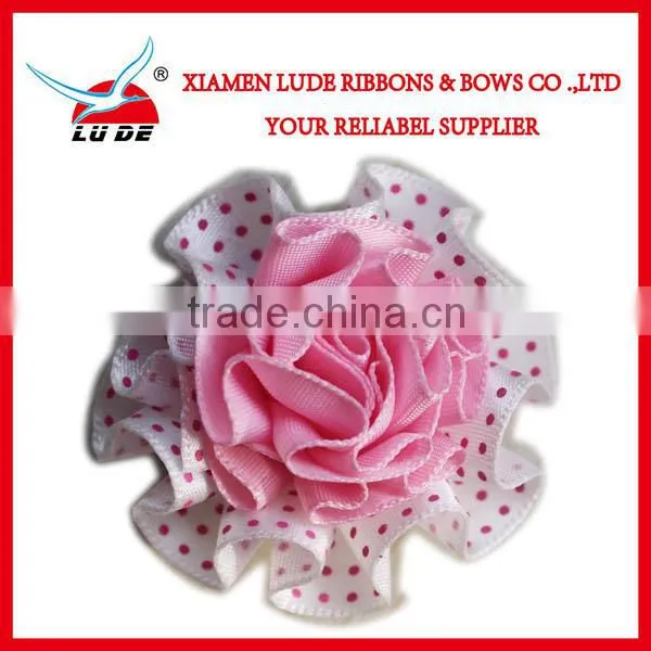 Colorful Handmade Carnation Flower Ribbon for the Mothers' Day Gift Packing photo-3