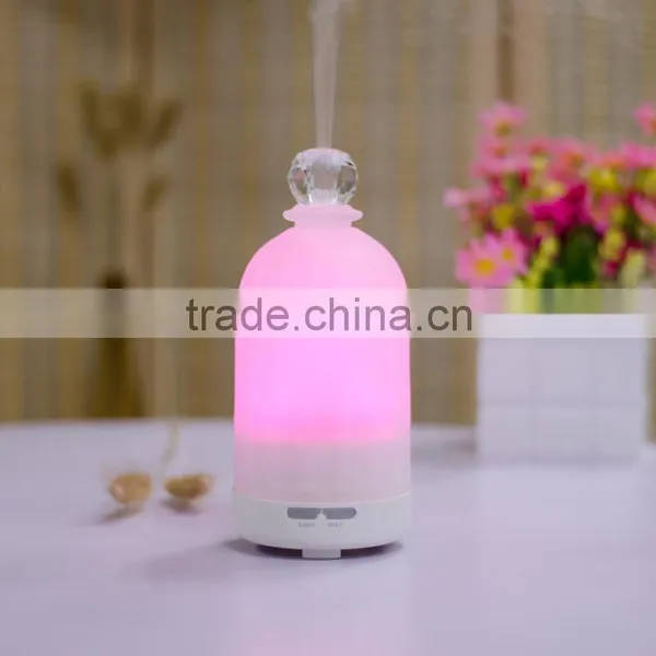 Colorful LED Light Aromatherapy Glass Diffuser /essential Oil Portable Air Humidifier photo-2