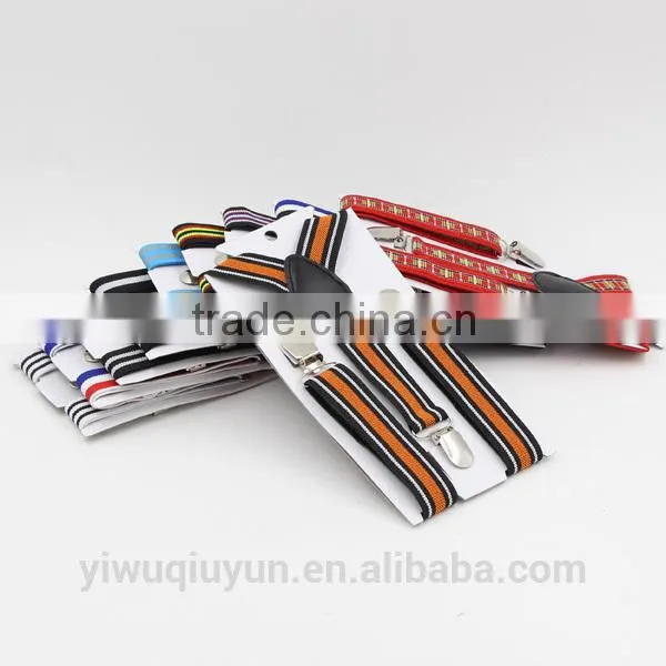 Wholesale Stripes Baby Boys Children Clip-on Suspender Y-Back Child Elastic Suspenders photo-4