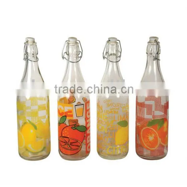 Glass Water/Juice Bottle