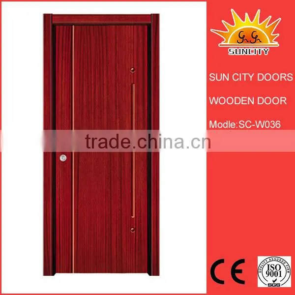 SC-W036 2 Hour Fire Rated Solid Wood Door