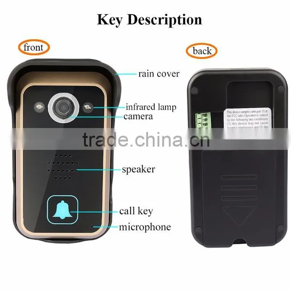 Smart Home HD Camera Android/iphone Video Wifi Door Bell photo-3