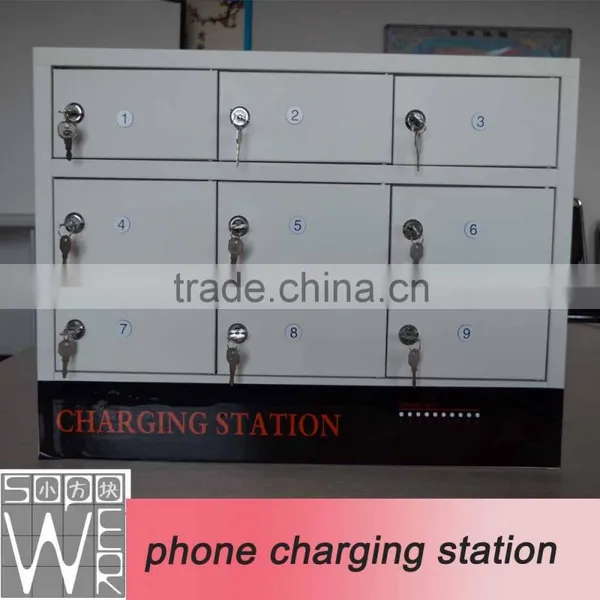 9 Compartment Steel Locker Inductive Charging photo-6