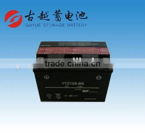 Long Cycle Life 12V Rechargeable Maintenance Free Motorcycle Storage Battery