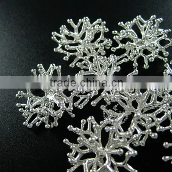 25*25mm Silver Plated Brass Coral Branch Pendant Charm DIY Supplies 1820279 photo-3