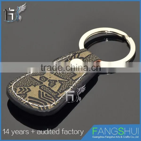 Personalized Custom Fabric Keychains Factory Price Wholesale photo-2