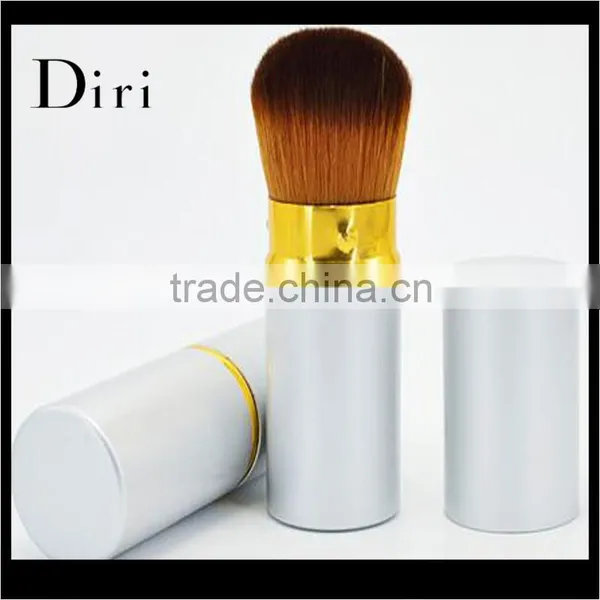 Brush Face Synthetic Hair Eco-friendly Refillable Body Powder Brush photo-3