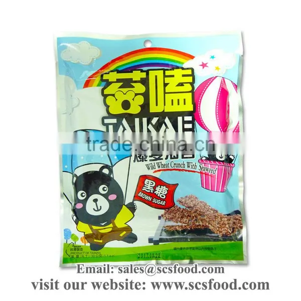 Wild Wheat Crunch With Seaweed (Brown Sugar) / Crispy Seaweed Snack photo-1