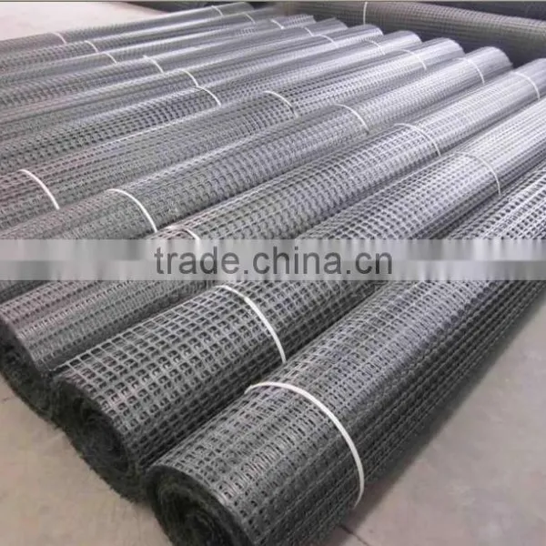 Road Construction Material Plastic Biaxial Geogrid