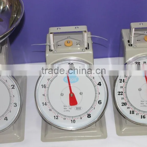 10KG, 20KG AND 30KG SPRING SCALE WITH ROUND PAN photo-4