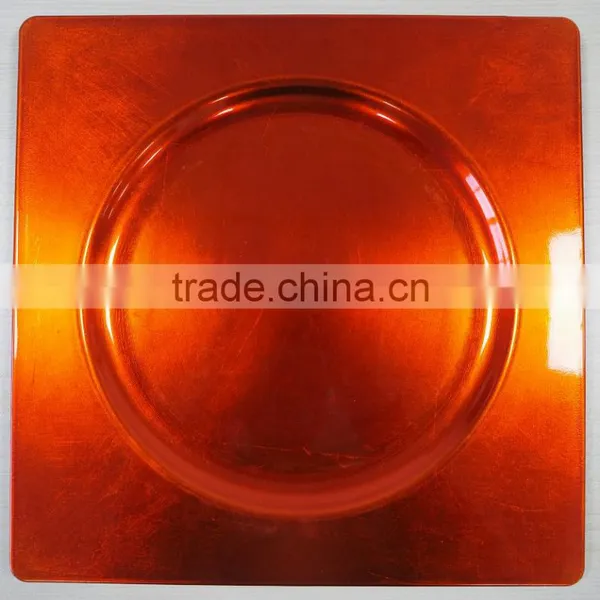 square plate charger