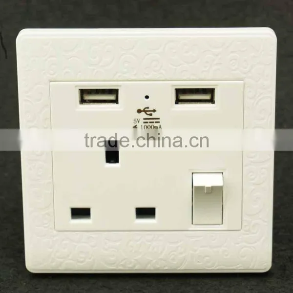 Usb Charger Extension Socket Universal Wall Outlet Socket Power Strip photo-4