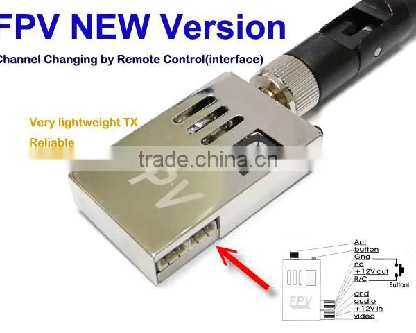 Lightweight Wireless Video Tx 1000mW 1.2GHz FPV Transmitter photo-2