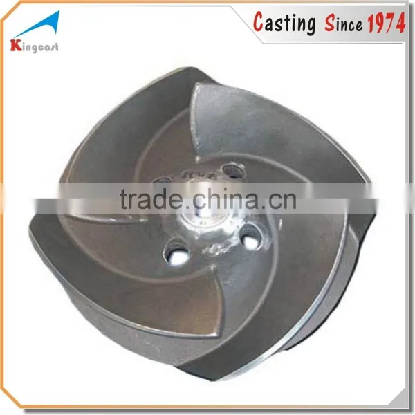 OEM Cast Iron Water Pump Cast Impeller,cast Blower Impeller,cast Impeller photo-5
