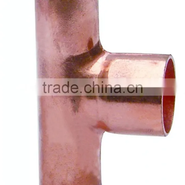 Brass and Red Copper Pipe/T Type Red Copper Tee,3 Way Copper Joint photo-2