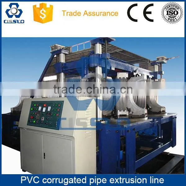 CE STANDARD HIGH PERFORMANCE PVC DOUBLE WALL CORRUGATED PIPE MAKING MACHINERY photo-3