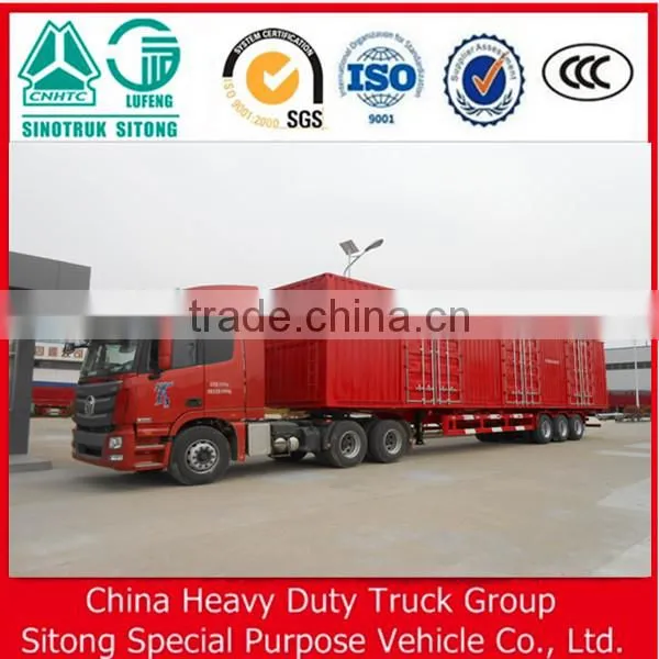 60T Bulk Goods Transporting Enclosed Van Semi Trailer Online Shopping photo-6