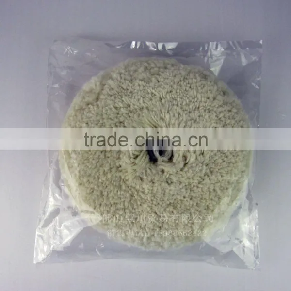 8'' Double Sides Wool Buffing Pad Made by RT112 Wool photo-2