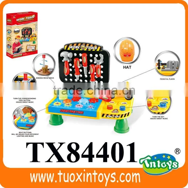Plastic Cheap Toy Tool for Kids, Toy Mechanic Tool Box Set, Bricolage Tool Toy photo-2