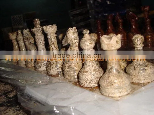 NEW DESIGN MARBLE CHESS BOARDS WITH FIGURES photo-5