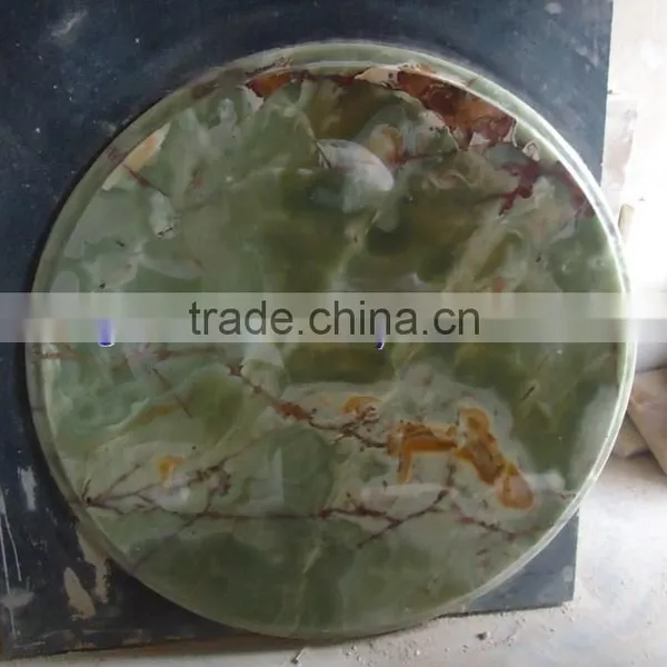 DARK GREEN ONYX TABLE TOPS COLLECTION photo-2