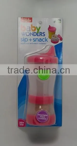 Baby Sip Snack Sippie Cup Detachable Food Snack Container Keeper BPA Free 9 Oz photo-3