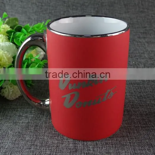 Cheap Stocklot Ceramic Porcelain Colorful Coffee Mug Cups With Handle photo-2