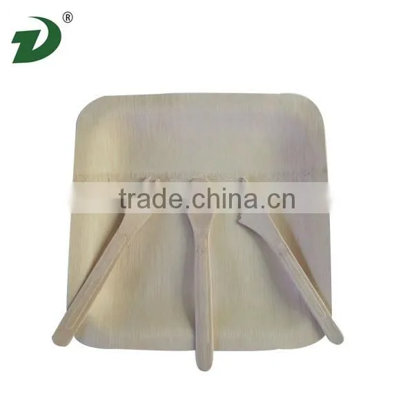 Hot-selling Cheap Natural Bamboo Disposable Plate photo-2