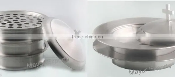 Stainless Steel Copper Plated Communion Tray Set photo-4
